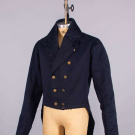 GENT’S WOOL BROADCLOTH CUTAWAY TAILCOAT, c. 1820