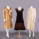 THREE SILK OR VELVETEEN DRESSES, 1924-1928