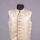 GENTS METALLIC &amp; SILK WAISTCOAT, c. 1765-1780