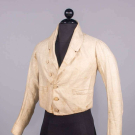 GENT’S LINEN ROUNDABOUT JACKET, 1820s