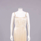 HATTIE CARNEGIE BEADED EVENING SHEATH, USA, EARLY 1960s