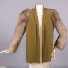 MOLYNEUX WOOL &amp; FOX FUR JACKET, PARIS, LATE 1930s