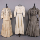 THREE WALKING OR DAY DRESSES, 1903-1910