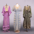 COTTON CREPE HOBBLE SKIRT DAY DRESS, 1914