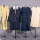 TWO VINTAGE DAY DRESSES &amp; ONE ENSEMBLE, 1960-1970s