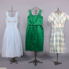 THREE EVENING OR PARTY DRESSES, USA, 1953-1958
