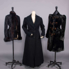 THREE WOOL OR PLUSH COATS, c. 1880 &amp; 1905-1910
