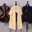 COLLECTION OF SILK OR WOOL BODICES &amp; CAPES, 1855-1899