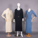 THREE KNIT ENSEMBLES, 1930-1936