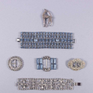 COLLECTION OF RHINESTONE COSTUME JEWELRY, 1920-1950s