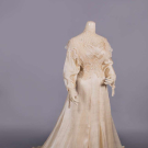 CHINA SILK, CHIFFON &amp; LACE EVENING GOWN, c. 1908