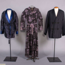 TWO SMOKING JACKETS &amp; ONE BLANKET ROBE, LONDON, 1900-1950s