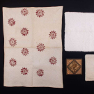 THREE SMALL CRIB QUILTS OR MATS, FRANCE, MID 18TH C- 20TH C