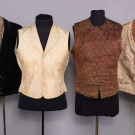 SIX SILK OR VELVET WAISTCOATS, 1824-1865