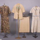 THREE HOUSE OR DAY DRESSES, c. 1935-1940