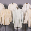 SIX MANS COTTON SHIRTS, USA, 1865-1890s