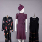 THREE DAY OR PARTY DRESSES, 1940s