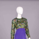 OSCAR DE LA RENTA SEQUIN &amp; BEAD ENCRUSTED EVENING GOWN, USA, c. 1990