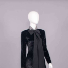 GEOFFREY BEENE PANNE VELVET &amp; SILK EVENING GOWN, USA, FALL 1989