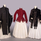 TWO SILK DOLMANS &amp; ONE MOHAIR BODICE, LONDON, 1885-1890