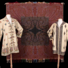EMBROIDERED CASHMERE JACKETS &amp; PAISLEY SHAWL, LATE 19TH-LATE 20TH C