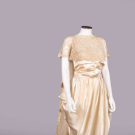 POINT DE GAZ &amp; SATIN WEDDING DRESS, USA, 1919