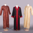 TWO SILK KURTA &amp; ONE HAND EMBROIDERED KAFTAN, MID-LATE 20TH