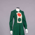 MICHAEL MOTT YOUTHQUAKE TRAFFIC LIGHT MINI DRESS, MID 1960s