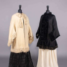 TWO WOOL OR SILK DOLMANS, c. 1875 &amp; c. 1889