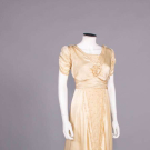 PEARL EMBROIDERED SILK EVENING GOWN, 1913