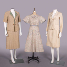 THREE LINEN OR COTTON DAY ENSEMBLES, 1935-1939