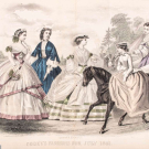 ONE GODEY’S &amp; ONE PETERESON’S LADY’S BOOKS, PHILADELPHIA,  1861 &amp; 1868
