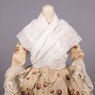 EMBROIDERED COTTON FICHU &amp; ENGAGEANTES, 1760-1770s