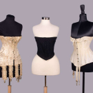 THREE UNDERBUST CORSETS, 1880s &amp; 1905-1910s