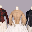 FIVE DAY OR EVENING BODICES, NEW YORK, 1875-1899