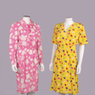 TWO GIVENCHY SILK DAY DRESSES, PARIS, 1980s