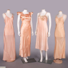 THREE SLIPS &amp; ONE BOUDOIR GOWN, 1930-1940