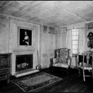 BROOKLYN MUSEUM REUBEN BLISS HOUSE PERIOD ROOM CHINTZ HANGINGS