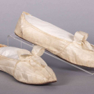 PAIR OF CREAM SILK STRAIGHTS, c. 1815