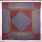 AMISH CENTER DIAMOND QUILT, PENNSYLVANIA, c. 1915