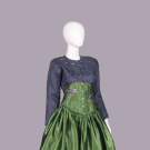 GEOFFREY BEENE TWO PIECE PARTY DRESS, USA, 1980s