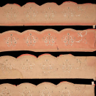  EMBROIDERED SILK FAILLE VALLANCES, ITALY, 1828-1835