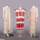 THREE TOURIST TRADE COTTON DRESSES, CENTRAL AMERICA, 1970-1990s