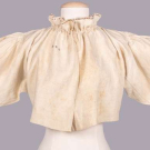 EMBROIDERED FOLK UNDERBODICE, NORTHERN EUROPE, EARLY 19th C