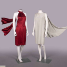 PIERRE CARDIN &amp; GUY LAROCHE SILK PARTY DRESSES, PARIS, 1990-2000s