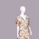 PRINTED CHIFFON GARDEN PARTY DRESS, 1930s