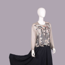  KARL LAGERFELD SMOKESTACK BEADED DRESS, PARIS, EARLY 1990s