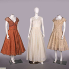 THREE EVENING OR PARTY DRESSES, USA, 1950s