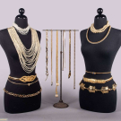 GENEROUS LOT OF COSTUME JEWELRY &amp; BELTS, USA