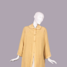 MINGOLINI GUGENHEIM SILK COAT, ROME, EARLY 1960s